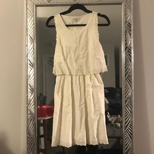 Madewell Eyelet Dress with Cutout